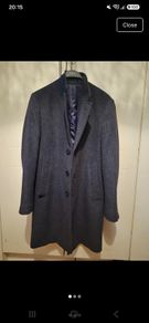 men's 3/4 length coat.