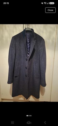 men's 3/4 length coat.