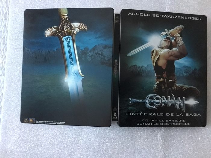 Conan the Barbarian/Destroyer Blu Ray Steelbook Rare