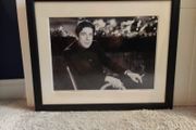 Framed Leonard Cohen Print