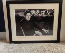 Framed Leonard Cohen Print