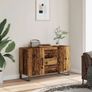 Sideboard Old Wood 100x36x60 cm Engineered Wood Image 3