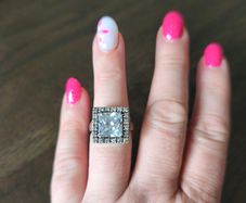 Sterling silver ring size N
