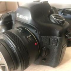 Canon Eos 5d + With Canon Ef Lens 50mm 1:1.8 Stm