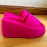 Women's Bright Platform Sandals / Slides / Flip Flops Image 6
