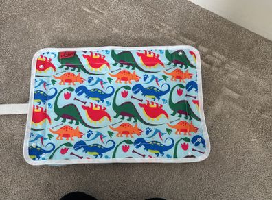 Kids Aeroplane Tray Table Cover - Dinosaur