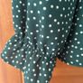 Green polka dot top Image 4