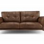 3-seater leather sofa Image 2