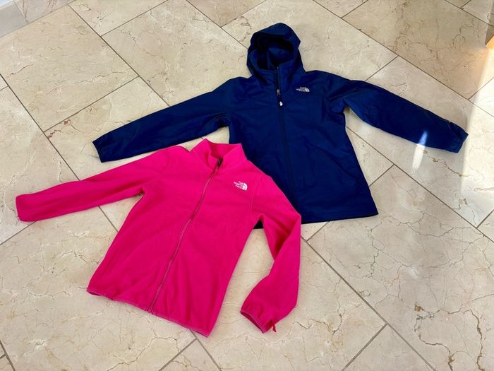 North Face girls 3 in 1 triclimate jacket - medium