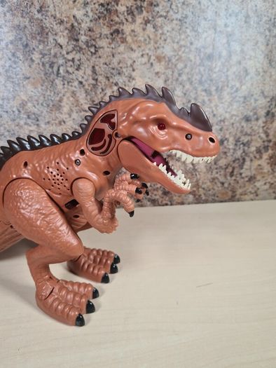Dragon I Toys Mighty T Rex Dinosaur Electronic Walking Toy Action Figure With Sounds