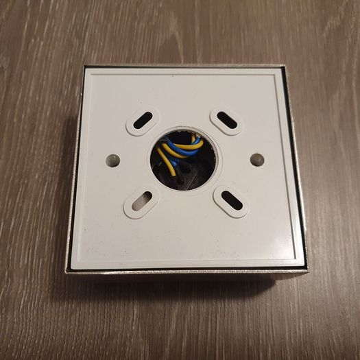 Flush 25mm stainless steel exit button SPB003F with back box
