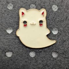 Ghost enamel pin