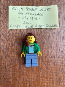 Lego minifigure Green Female cty0545 - 2015