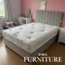New 4'6" Double Divan Bed With Mattress Image 5