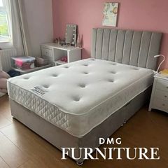 New Divan Beds With Mattress And Headboard All Sizes