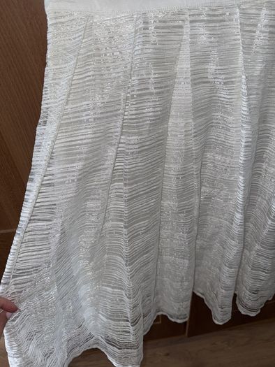 Stunning Midi White Bridal Skirt