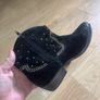 Black Genuine Leather Ankle Boots 36 Image 3