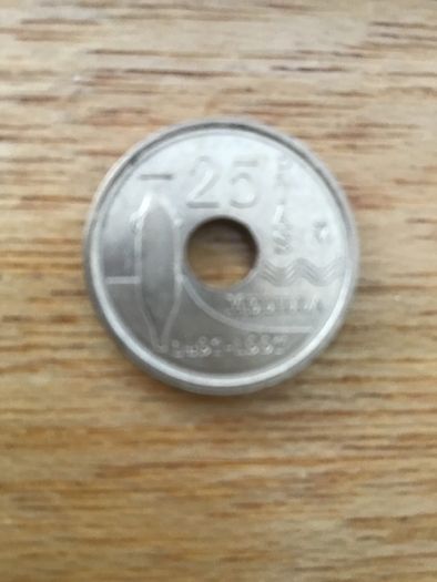 Spain 25 Pesetas - Melilla