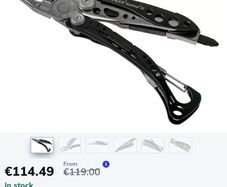 leatherman Skeletool cx fishing camping edc multitool