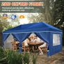 Pop Up Gazebo, Gazebo with Removable Sidewalls, Sturdy Frame, Weather-Resistant Protection, Ideal for Outdoor Events, Parties, and Markets (blue) Image 3
