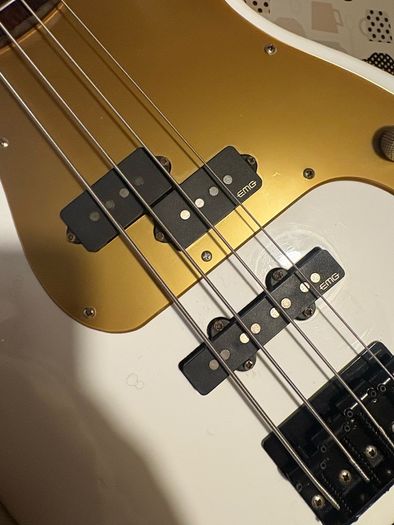 Squier Precision Jazz (PJ) Bass Upgraded EMG Pickups