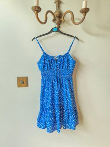 Summer dress with front tie