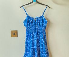Summer dress with front tie