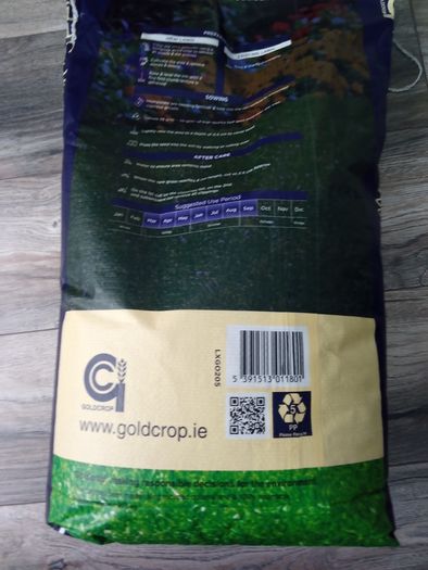 Gold Crop Brand Premium Lawn Seed.