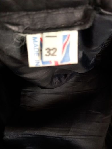 Black Leather Trousers 32" M/F