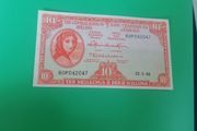 1966 Ireland Ten Shillings Banknote