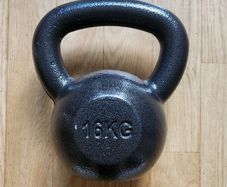 16kg Cast Iron Kettlebell Heavy Duty Gym Weight