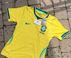 Nike Brazil yellow football shirt
