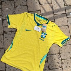 Nike Brazil yellow football shirt