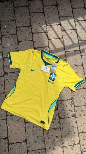Nike Brazil yellow football shirt