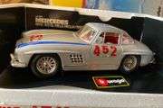 Mercedes 300 SL Mille Miglia 1/18 Burago New