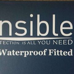 Waterproof and breathable fitted sheet