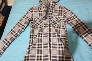 cedarwood state black grey small medium long sleeve shirt with hood