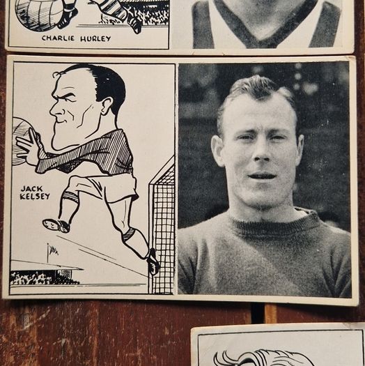 Vintage 1961 Leaf Gum Football Trading Cards, free postage