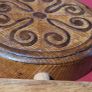 Heavy Celtic Oak Sculptures Bog Oak Style Relief Carvings Image 8