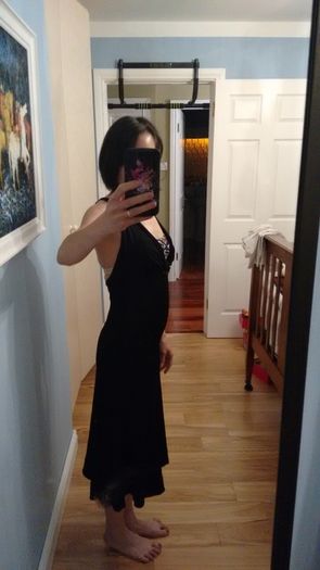 JUST CAVALLI black fitted dress