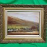 Beautiful Vintage Oil Painting "Carlingford Lough" (1991) by Dublin Artist L. Rothwell  Framed Image 4