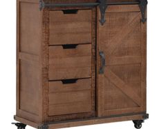 Storage Cabinet Solid Fir Wood 64x33.5x75 cm Brown