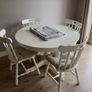 IKEA Rosentorp dining table with 4 chairs Image 8