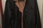 Black leather jacket