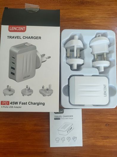 LENCENT  4 ports travel charger