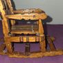 Vintage folk art miniature rocking chair Image 5