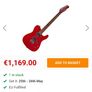 Fender Special Ed Custom Telecaster FMT HH, Crimson Red Transparent Image 4