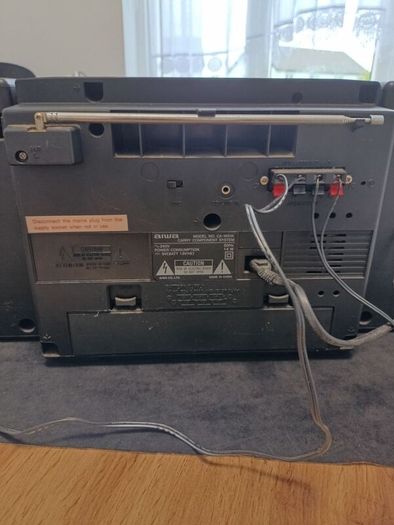 Aiwa CA W51 Dual Cassette Recorder Radio Boombox HI Speed Dubbing W EQ