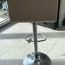 3 x cream adjustable kitchen stool Image 6