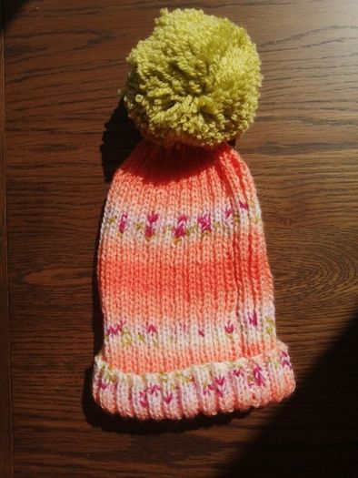 hand knitted adults bobble hats